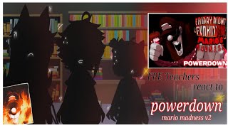 🔗Fpe teachers react to Mario madness v2 powerdown  MG  Gacha life 2🔥 [upl. by Kristo644]