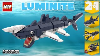 Luminite MOC LEGO 31088 2 to 1 Alternate Digital Build [upl. by Ailec]