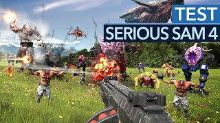 Dumm schießt gut  Neuer EgoShooter SERIOUS SAM 4 im Test [upl. by Lesde]