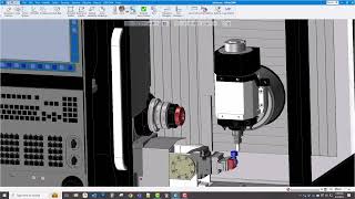 Willemin 408MT GibbsCAM Digital Twin [upl. by Anaehr332]