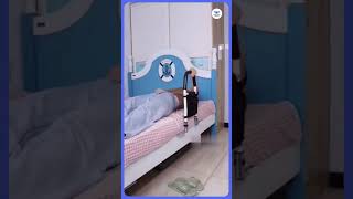 Bed rail help you get up easy to use for elderly elderlycare rehabilitation elderlycare [upl. by Chita]