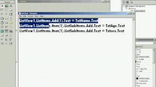 VB 60  Visual Basic 60 Listview Tutorial [upl. by Rentschler]