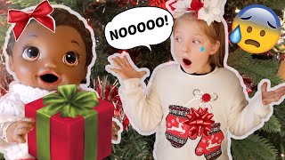 BABY ALIVE OPENS her CHRISTMAS presents BEFORE CHRISTMAS The Lilly and Mommy Show FUNNY KIDS SKIT [upl. by Dodds]