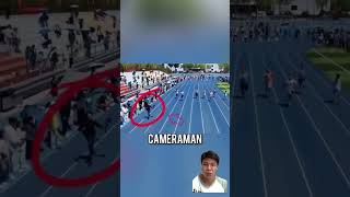 Cameraman Runs Faster Than The Athletes [upl. by Anircam]