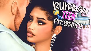 NEW YEARS ROMANCE 🥂💝 🤰🏾 RUNAWAY TEEN PREGNANCY CHALLENGE 12 🤰🏾  The Sims 4 LP [upl. by Notsa860]