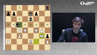 GM Daniil Dubov analyzes Game 10  Ding vs Nepomniachtchi [upl. by Mackoff610]