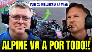 ¡ESCÁNDALO EN LA F1 ALPINE VA CON TODO PARA ROBARLE A COLAPINTO A RED BULL  🔥💰🏎️ [upl. by Rakia]