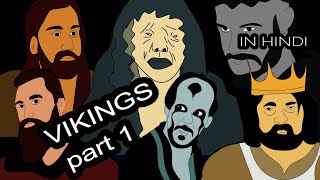 Vikings series in HINDI season 1 explained ep 1 to 6  Vikings season 1 story summary in hindi [upl. by Origra]