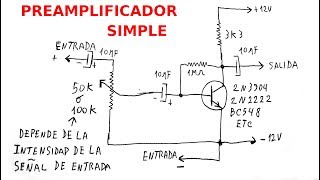 05Preamplificador simple de propositos generales [upl. by Joann]