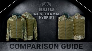 KUIU Axis Thermal Hybrid Review  Jacket Comparison Overview [upl. by Etti]