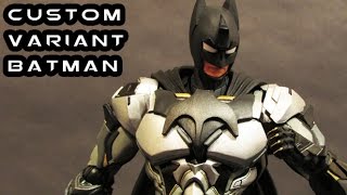 Custom VARIANT BATMAN Play Arts Kai Figure Review [upl. by Meeharb]