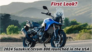 2024 Suzuki DE VStrom 800 Range  Announced two New VStrom 800 Models First Look [upl. by Netsyrk]