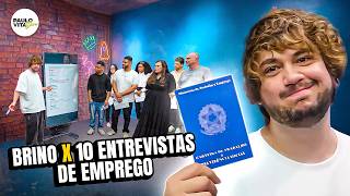 BRINO x 10 ENTREVISTAS DE EMPREGO [upl. by Ihculo707]