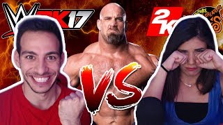 ΗΜΟΥΝ Ο ΚΑΚΟΣ ΤΗΣ ΥΠΟΘΕΣΗΣ  WWE 2K17 ft Konstantina [upl. by Sharai]