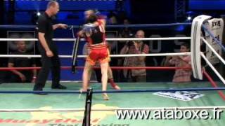 ataboxe Sandrine Cojean gala 4 juil round 1avi [upl. by Ednew]