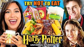 Try Not To Eat  The Wizarding World of Harry Potter At Universal Studios [upl. by Ellerrehs546]