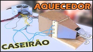 Aquecedor Caseiro Feito com Sucatas  COMO SE FAZ [upl. by Tower]