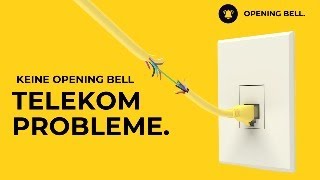 TELEKOM PROBLEME  KEINE OPENING BELL HEUTE [upl. by Sauer253]