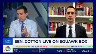 July 19 2024 Cotton joins Squawk Box [upl. by Aneeg]