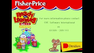 Fisher Price Ready for Learning Kidstown 1997 CDROM Preview  UK dub [upl. by Arvie869]