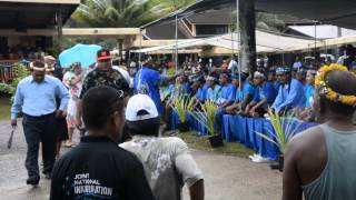 FSM Joint National Inauguration 2015 held in Palikir Singers from Chuuk Satowan Group [upl. by Ijat62]