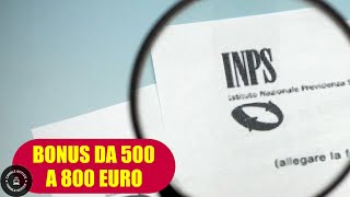 Bonus da 500 fino a 800 euro come richiederlo [upl. by Westerfield]