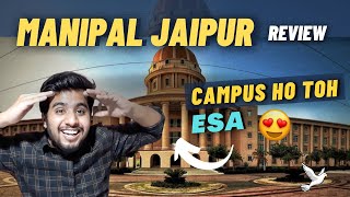 Manipal Jaipur Review 🔥  Campus Tour 😍  Placements  Fee  Hoastel amp Mess  MET2022  MUJ [upl. by Reffinnej]