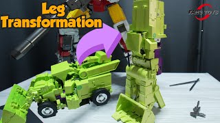 Transform Fanstoys Gehry Ultimate Leg Mode Guide [upl. by Aja409]