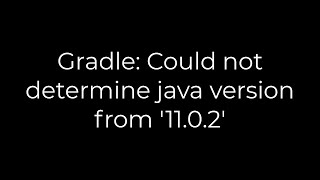 Java Gradle Could not determine java version from 11025solution [upl. by Asp943]