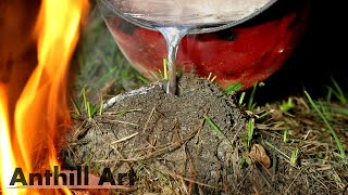 Three Fire Ant Colony Casting Session Part 3 Fiery but Mostly Peaceful Colony Casting Cast 119 [upl. by Ainitsirhc114]