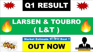 Larson And Toubro Q1 Results 2025  Lt results today  lampt Results Today  Lt share latest news [upl. by Balfour]