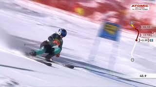 Lara Colturi 🇮🇹  🇦🇱  Solden giant slalom Oct 28 2023 1st run [upl. by Eelidnarb]