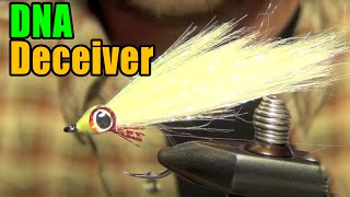 DNA Deceiver Saltwater Baitfish Fly Tying Instructions and Directions [upl. by Euh764]