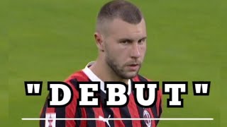 Strahinja Pavlovic debut vs Monza 20242025 viral [upl. by Annaiv]