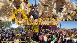 Prince amp Lady of Wales SampP Club Secondline  New Orleans  DaTruth Vs Stooges Brass Band Battle [upl. by Liddle285]