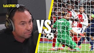 Jason Cundy REACTS To Gianluigi Donnarummas HOWLER After Sakas FREEKICK Goal Against PSG 😤🔥 [upl. by Aseeral]