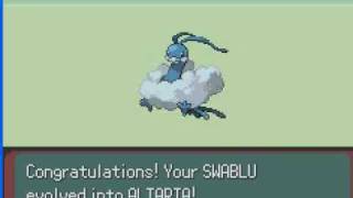 Swablu Is Evolving To Altaria And Learn Dragon Breath [upl. by Fleurette]