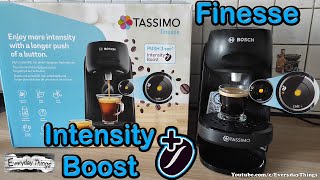 Bosch Tassimo Finesse Coffee Maker Unboxing Review amp How to use Intense boost [upl. by Navaj]