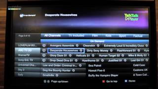 TalkTalk Player on YouView handson [upl. by Lyndy]