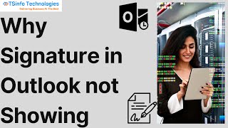 Microsoft Outlook 365 signature is not showing  Outlook signature not showing [upl. by Diella260]