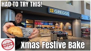 HAD TO TRY THIS GREGGS FESTIVE BAKE [upl. by Waldack]