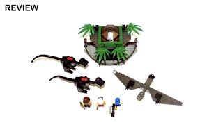 LEGO Studios Raptor Rumble Studio Review Set 1370 [upl. by Nnairb]