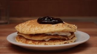 Pancakes  amerykańskie naleśniki KitchenBook [upl. by Nekcarb53]