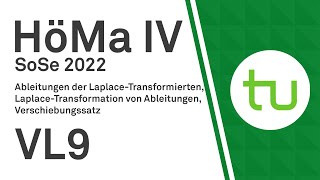 VL 9 LaplaceTransformation  Teil 2  TU Dortmund Höhere Mathematik IV BCIBWMB [upl. by Atekehs]