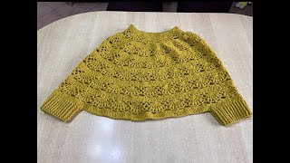 Tuto capeponcho au crochet [upl. by Alfreda]