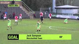 Highlights Forest Green Rovers 21 Macclesfield Town [upl. by Rehpotisrhc]