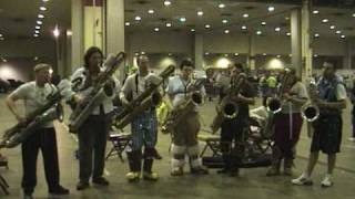 Bass Saxophone Band Show of Shows 2009 mummers string band [upl. by Leary]