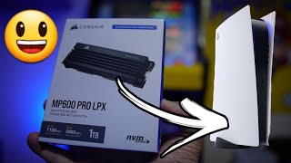 Ampliando memoria fácil PS5  SSD CORSAIR MP600 PRO LPX 🔥 [upl. by Nilyarg]