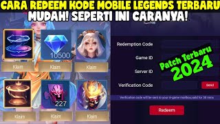 CARA REDEEM KODE MOBILE LEGENDS LEWAT SITUS WEB TERBARU 2024 BISA DAPAT DIAMOND DAN SKIN GRATIS ML [upl. by Chelton]