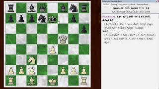 Blitz chess postmortem 810 Philidor defense  Hanham variation [upl. by Maxey]